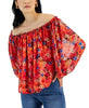 Macy's- Women's Printed Off-The-Shoulder Blouse, Created for Macy's