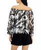 Macy's- Women's Printed Off-The-Shoulder Blouse, Created for Macy's