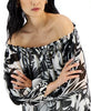 Macy's- Women's Printed Off-The-Shoulder Blouse, Created for Macy's