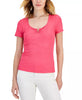 Macy's- Women's Ribbed Square-Neck Top, Created for Macy's