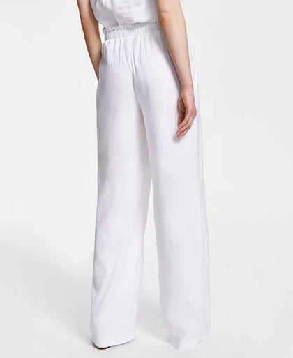 Macy's- Women's Linen Paperbag-Waist Pants, Created for Macy's