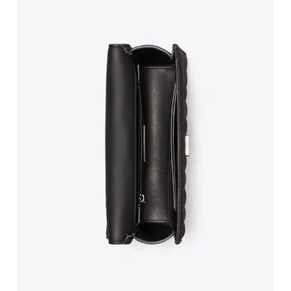 Tory Burch- Small Fleming Matte Convertible Shoulder Bag (Black)