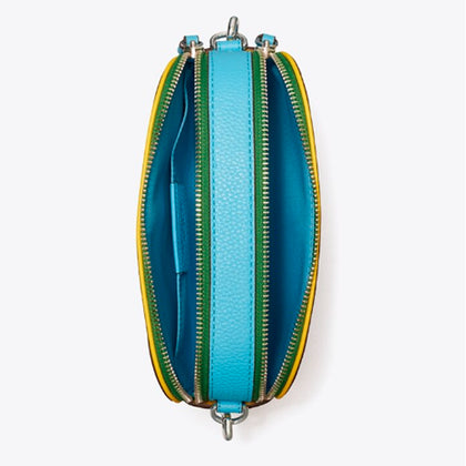Tory Burch- Mini Miller Pop Edge Crossbody Bag (Blue Azure)