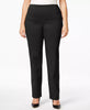 Macy's- Plus Size Tummy Control Pull-On Slim-Leg Pants, Created for Macy's