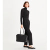 Tory Burch- Robinson Pebbled Tote (Black)