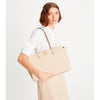 Tory Burch- Robinson Pebbled Tote (New Cream)