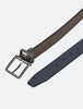 Calvin Klein- Saffiano Leather Reversible Belt