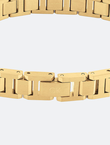 Calvin Klein- Intersection H Link Bracelet - Gold