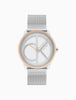 Calvin Klein- CK Mesh Bracelet 35mm Watch - Two Tone