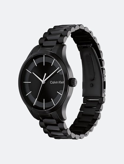 Calvin Klein- C Logo 40mm Watch - Black