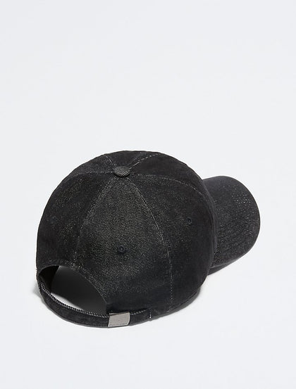 Calvin Klein- Denim Monogram Logo Cap - Black Beauty