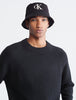 Calvin Klein- Embroidered Monogram Logo Twill Bucket Hat - New Black