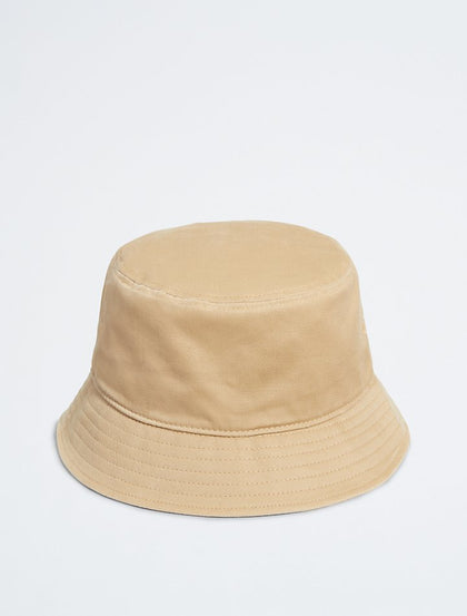 Calvin Klein- Embroidered Monogram Logo Twill Bucket Hat - Cornstalk