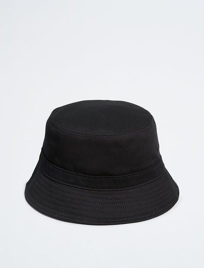 Calvin Klein- Standard Logo Cotton Twill Bucket Hat - Black Beauty