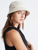 Calvin Klein- Standard Logo Cotton Twill Bucket Hat - Bone White