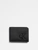 Calvin Klein- Pebble Leather Slim Bifold Wallet - Black Beauty