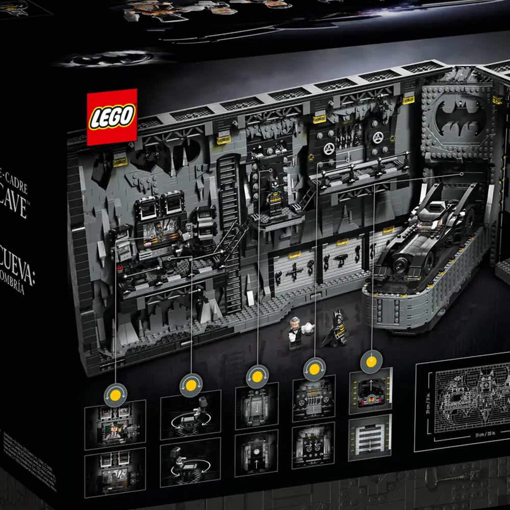 Lego Batman Batcave MOC (In Depth View) 