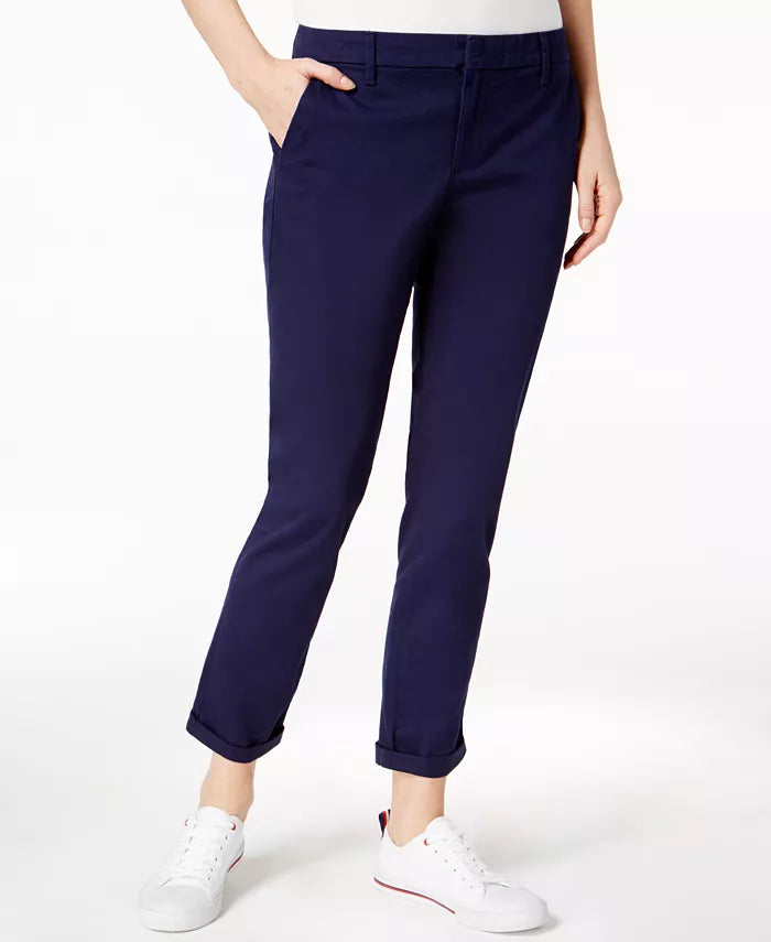 Macy's- Women's TH Flex Hampton Cuffed Chino Straight-Leg Pants, Creat – Amreki Macy's- Women's TH Flex Hampton Cuffed Chino Straight-Leg Pants, Creat – Amreki
