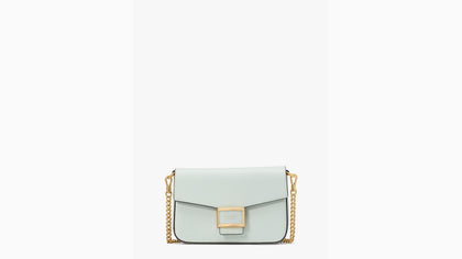 Kate Spade- Katy Textured Leather Flap Chain Crossbody