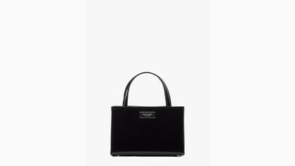 Kate Spade- Sam Icon Leather Mini Tote - Black