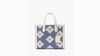 Kate Spade- Spade Flower Two-tone Canvas Manhattan Small Tote