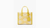 Kate Spade- Spade Flower Two-tone Canvas Manhattan Small Tote