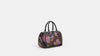 Coach- Rowan Satchel In Signature Canvas With Rose Print - Silver/Brown/Iris Multi