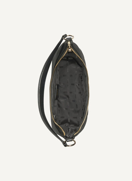 DKNY- Elsa Top-Zip Hobo (Black/Gold)