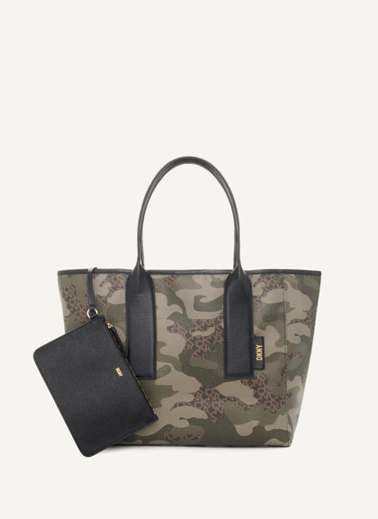 DKNY- Grayson Large Tote (Camo/Black)