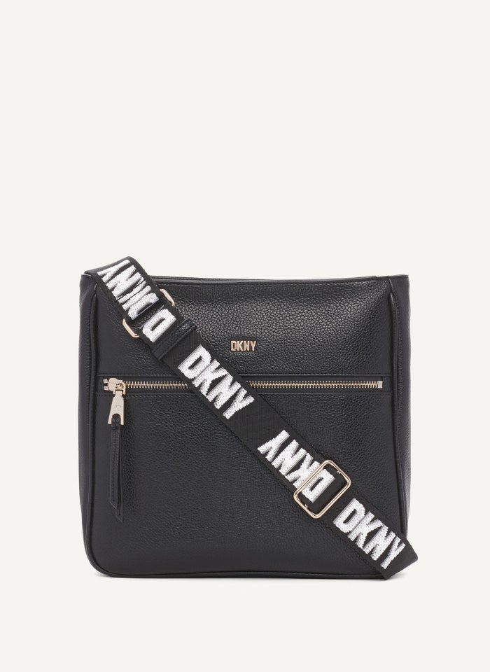 DKNY- Maxine Messenger (Black/Gold) – Amreki