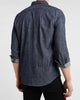 Express- Slim Solid Stretch Denim Shirt