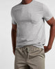 Express- Solid Slub Crew Neck Pocket T-Shirt