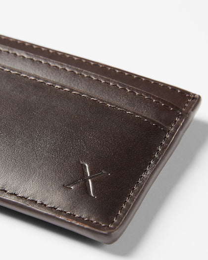 Express- Brown Leather Card Case