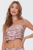 Forever21- Satin Tiger-Striped Pajama Cami