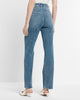 Express- High Waisted Medium Wash FlexX Modern Straight Jeans - Medium Wash 20