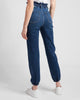 Express- Super High Waisted Elastic Waist Jogger Jeans