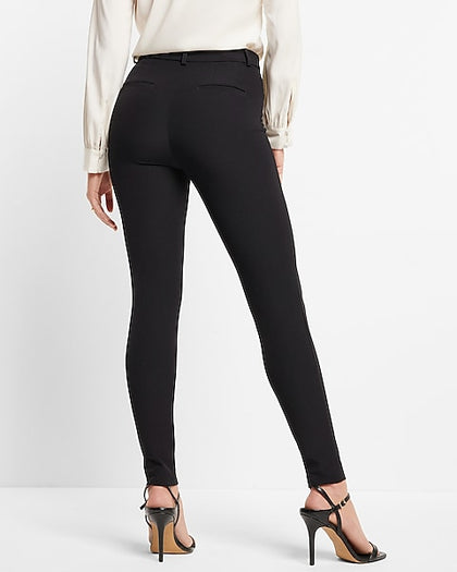 Express- Editor High Waisted Skinny Pant - Pitch Black 58