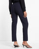 Express- Editor Super High Waisted Straight Ankle Pant - Navy Blue 813