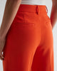Express- Editor Mid Rise Relaxed Trouser Pant - Bright Orange 1238