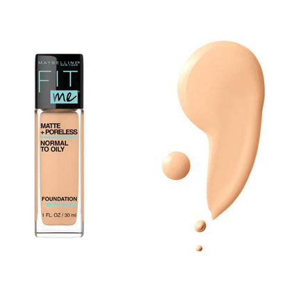 Maybelline- Fit Me Matte + Poreless Liquid Foundation