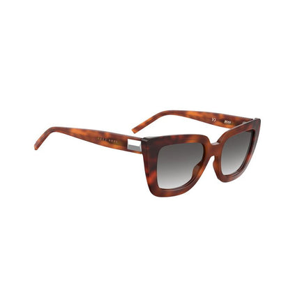 Hugo Boss- Dark-Havana sunglasses in acetate with hardware detail