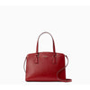 Kate Spade- Perry Leather Medium Satchel (Red Currant)