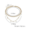 Zaful- Layered Chain Choker Necklace - Gold