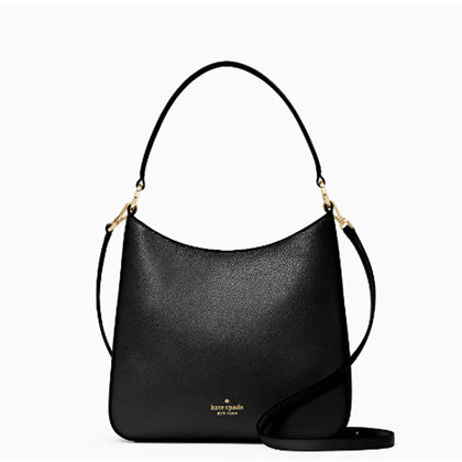 Kate Spade- Perry Leather Shoulder Bag (Black)