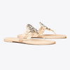 Tory Burch- Metal Miller Soft Sandal - New Cream / Silver