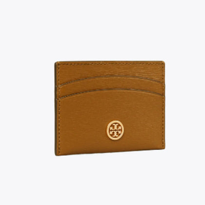 Tory Burch- Robinson Card Case (Bistro Brown)