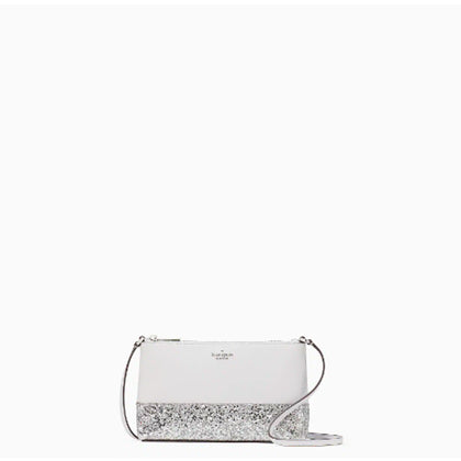 Kate Spade- Flash Glitter Crossbody (Grey)