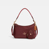 Coach- Ellis Shoulder Bag (Gold/Wine Multi)