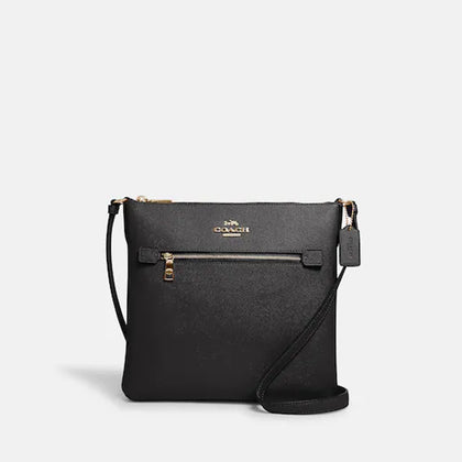 Coach- Rowan File Bag - Gold/Black