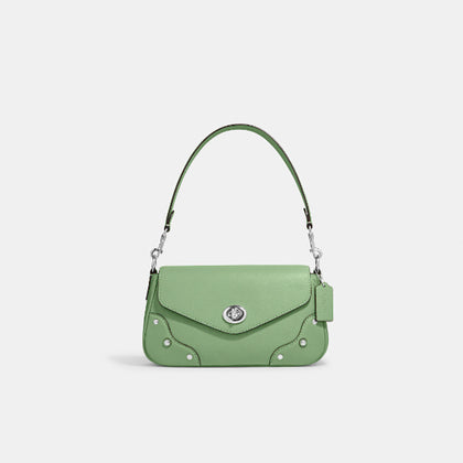 Coach- Millie Shoulder Bag (Silver/Pale Pistachio)